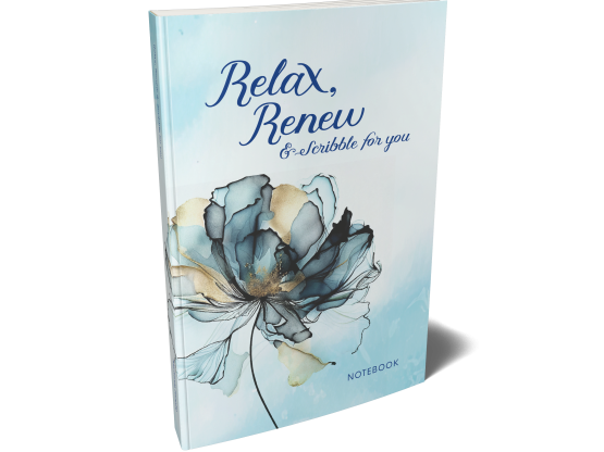 Image of Relax, Renew and Scribble for You Notepbook